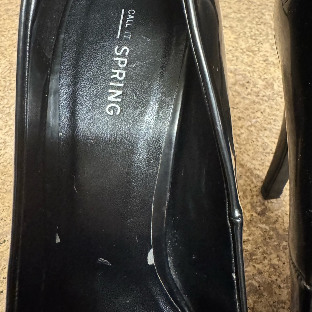 Call It Spring Sleek Black Heels